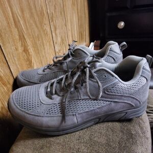 DREW | Aaron Gray Leather Walking Shoes | Size 12M